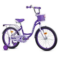 Велосипед двухколесный с приставными колесами 20" Rocket Candy, цвет фиолетовый